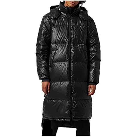 sutelang lurryly Lange Daunenjacke für Herren, Parka mit Kapuze, Winter, warm, dick Cover