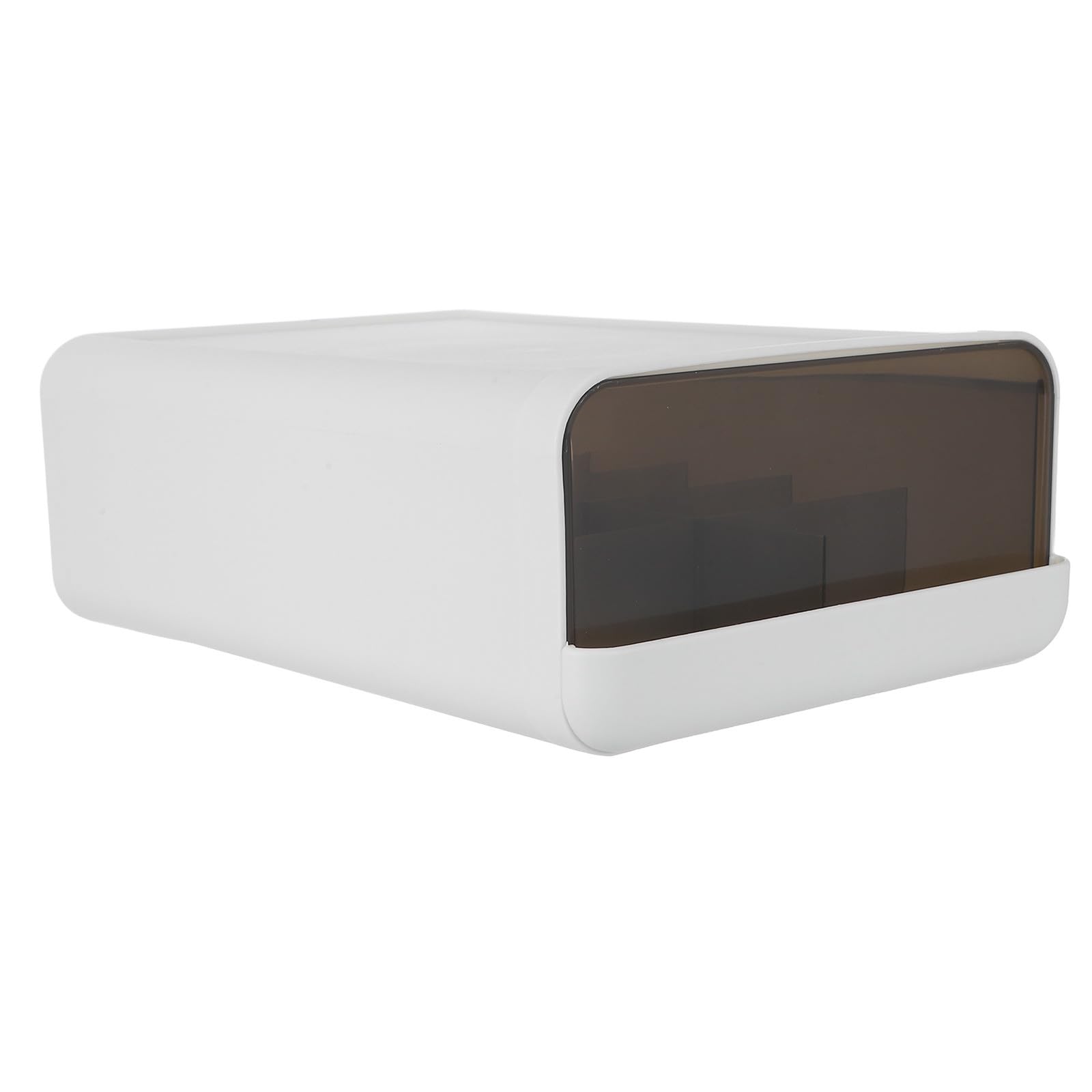 INOOMP Organizer per Biancheria Intima e Calzini in Plastica, Scatola Portaoggetti 10 Scomparti, Organizer per Cassetti di Armadio e Sottoletto, Contenitore Salvaspazio e Accessori