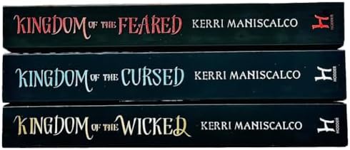 Kingdom of the Wicked Series Collection 3 Books Set By Kerri Maniscalco (Kingdom of the Cursed, Kingdom of the Wicked & Kingdom of the Feared) Paperback