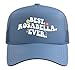 Retro Groovy Best Rosabella Ever First Name Mother's Day Trucker Hat with Adjustable Mesh Back, Light Blue