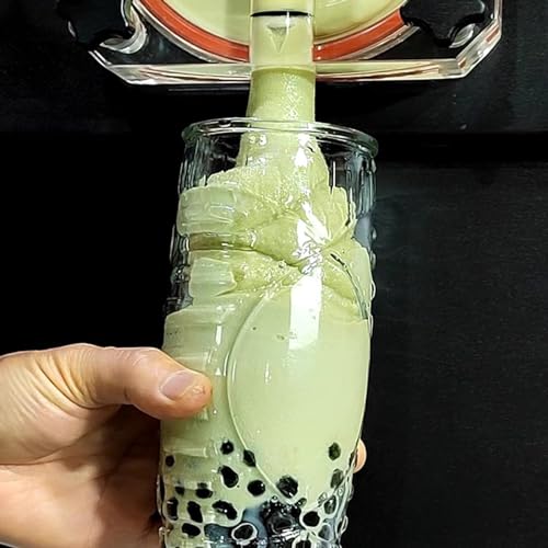 Huangj-0527 Eismaschine Doppelzylinder-Multifunktions-Eismaschine, Schneeschlammmaschine, Sommer, erfrischende Snacks, kalte Getränke, Milch, Tee, Kaffee Gelato Maker – Bild 4