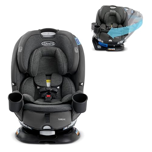 Image of Graco Turn2Me 3-in-1 Car Seat with Rotating Feature, Highback Booster, for Newborn to Toddler up to 100lbs, in Manchester