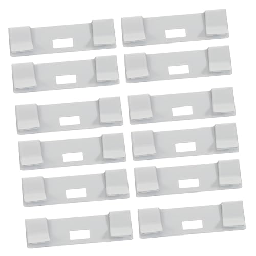 Yardenfun 12 Piezas Clips Metálicos para Reparación de Verticales Fijador Resistente para Lamas Dañadas Accesorios Prácticos para Ventana Fácil Instalación sin Herramientas Duraderos y