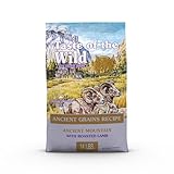 Taste of the Wild with Ancient Grains Ancient Mountain Canine Recipe with Roasted Lamb Dry Dog Food, Made with High Protein from Real Lamb and Guaranteed Nutrients and Probiotics 14lb