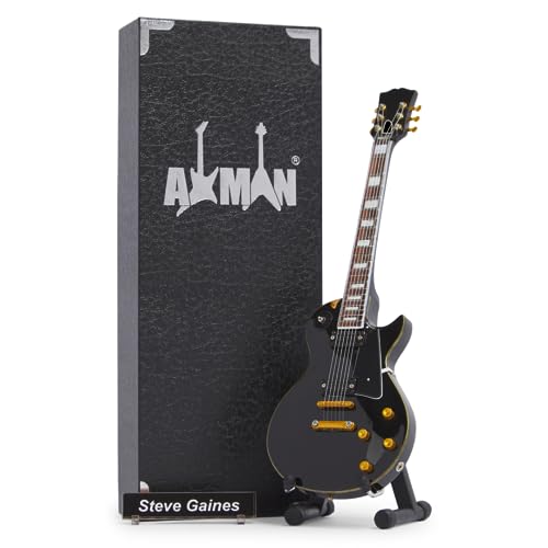 Steve Gains (Lynyrd Skynyrd) Réplique de guitare miniature – Cadeaux musicaux – Échelle 1/4 faite à la main - Les Beatles, Paul McCartney, John Lennon, RIngo Starr, George Harrison Steve Gains (Lynyrd Skynyrd) Réplique de guitare miniature – Cadeaux musicaux – Échelle 1/4 faite à la main