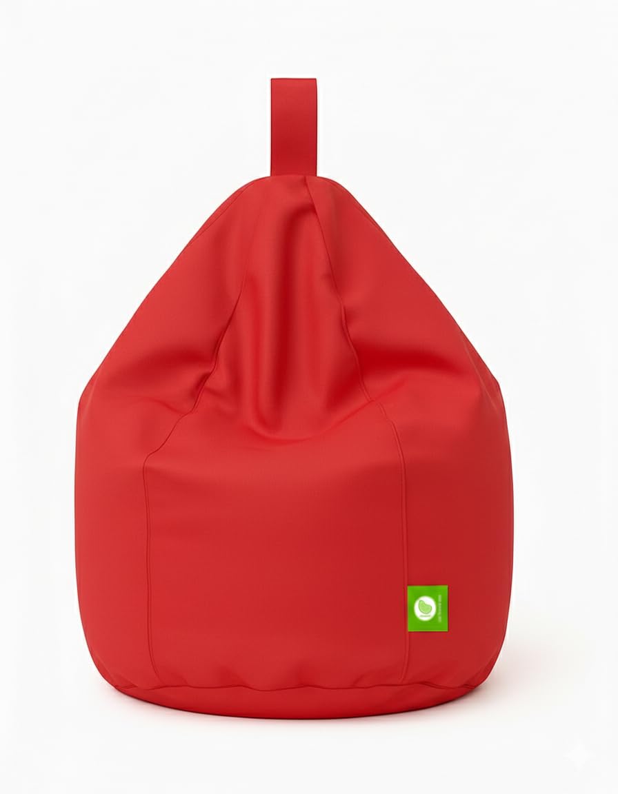 Child Size Bean Bag With Beans Red