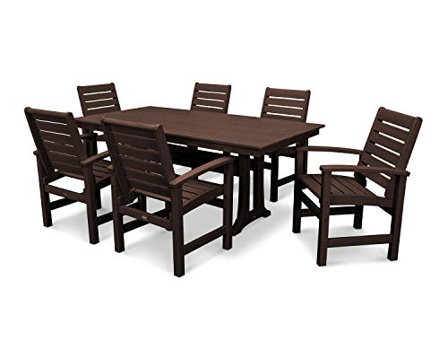 POLYWOOD® Signature Dining Set, Mahogany