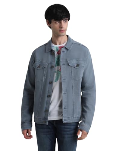 Image of JACK & JONES Men's Cotton Blend Standard Length A-Line Coat