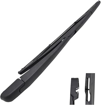 Wiper 14" Rear Wiper Blade & Arm Set Kit Compatible with Renault Dacia Duster I L35 2011-2017 Windshield Windscreen Window Brush