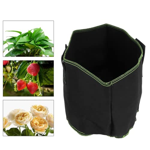 Lavabo de plantas y macetas portátiles multifunción negras para el crecimiento de plántulas 8