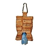 Barkertime Wine Lovers Dog Poop Bag Dispenser - Made in USA - Great Gift for Dog Owner