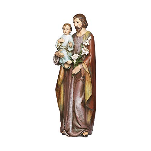 Joseph's Studio by Roman - St. Joseph and Child Jesus Figure, 6.25" H, Religious Gift and Decoration, Renaissance Collection, Durable and Long Lasting  
Joseph's Studio by Roman - St. Joseph and Child Jesus Figure, Renaissance Collection, 6.25" H, Re