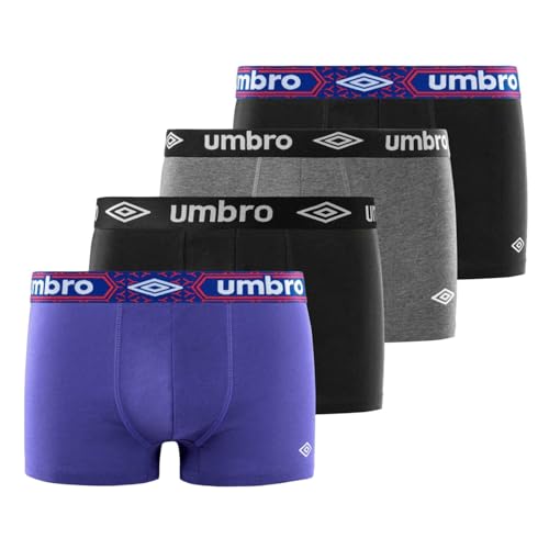 Boxer de algodón para hombre en pack de 4 calzoncillos duraderos y suaves