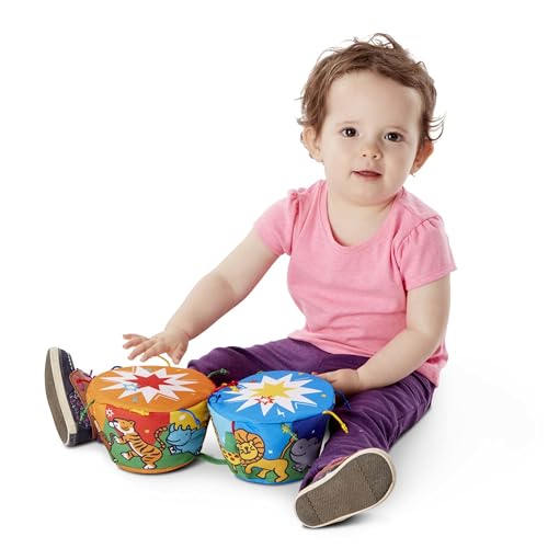 Melissa & Doug K's Kids Bongo Drums Soft Musical Instrument, Multicolor, 1 EA - image 3