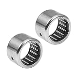 Othmro 2Pcs SCE98 Needle Roller Bearings Drawn Cup Open End 9/16in Bore 3/4in OD 1/2in Width Ball Bearings Bearing Steel Deep-Groove Ball Bearings for Manufacturing Industry Truck Transmissions