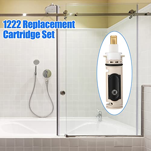 1222 Replacement Cartridge with Clip & Puller Compatible Moen, Positemp