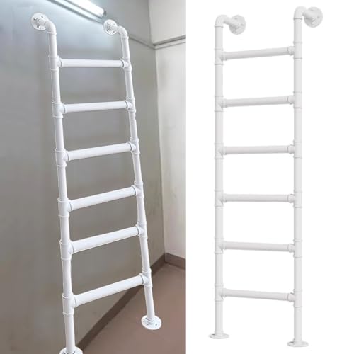 Escalera de escape ajustable de 1-2,4 m y 150 kg de resistencia metálica 2