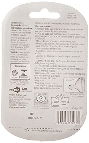 Bico de Silicone BL Tam.2 Furo M - 1 Un.