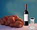 The Dreidel Company Tall Kiddush Cup With Leg Grape Design, Premium Quality Silver Plated Goblet, Shabbat and Havdalah Goblet, Judaica Shabbos and Holiday Gift (Grape-Design with Leg)