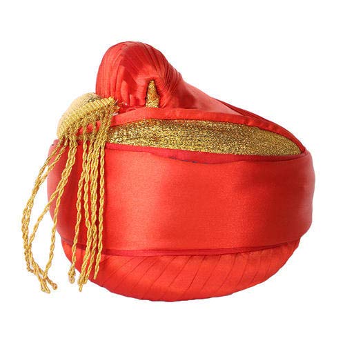 Puneri Pagadi - Topi - Ethenic wear - Cap Red-picture-14