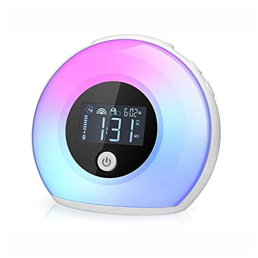 Yapeach Digital Alarm Clock, Smart Kids Alarm Clock with Bluetooth Speaker, Wake up Night Light for Kids Wireless LED Night Lamp for Bedroom Living Room Home Desk Décor