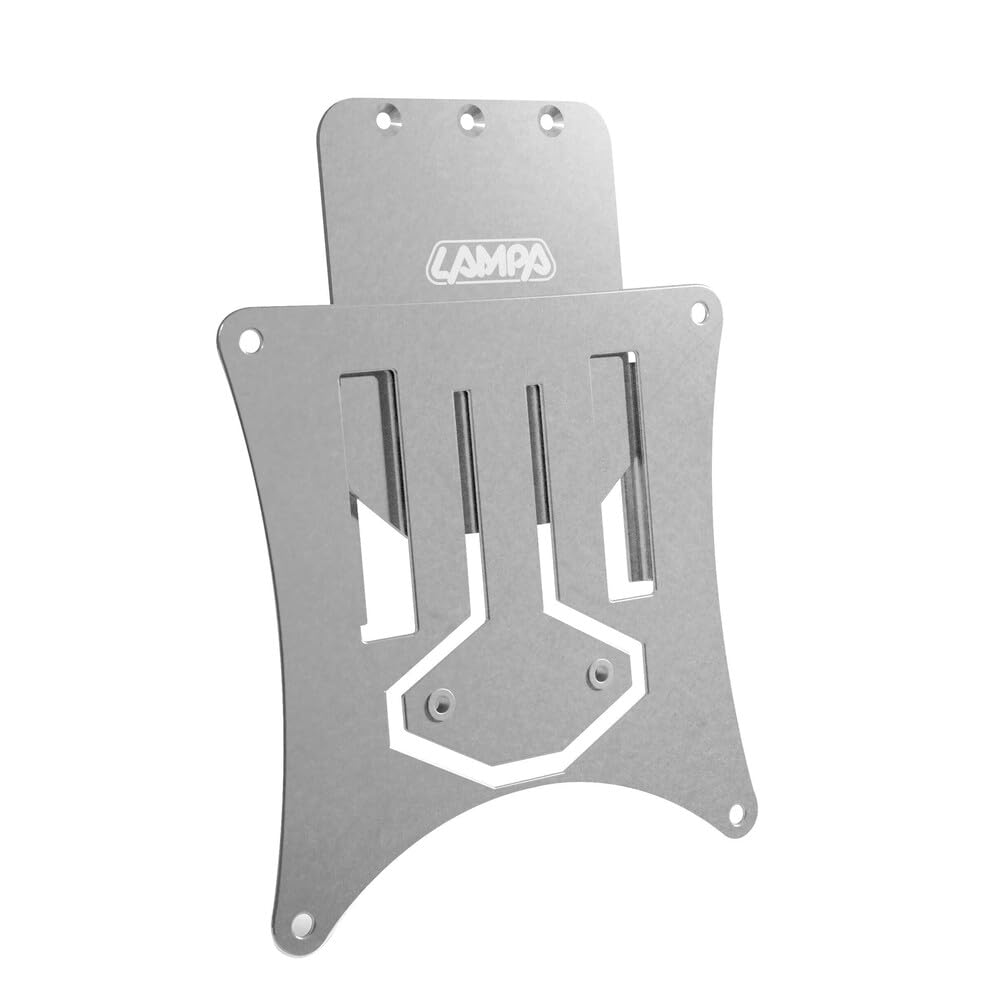 Lampa 91639 Easy-Off, portatarga con sistema estraibile per targhe moto enduro/fuoristrada