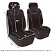 Elantrip Waterproof Car Seat Covers, Neoprene Front Truck Seat Covers, Fit Side-Less Quick Install for Cars, SUVs, Trucks and Vans,Black 2 Packs