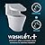 TOTO Drake Transitional WASHLET+ Two-Piece Elongated 1.28 GPF TORNADO FLUSH Toilet and S7 Bidet Seat with Auto Flush, Cotton White - MW7864726CEGA#01