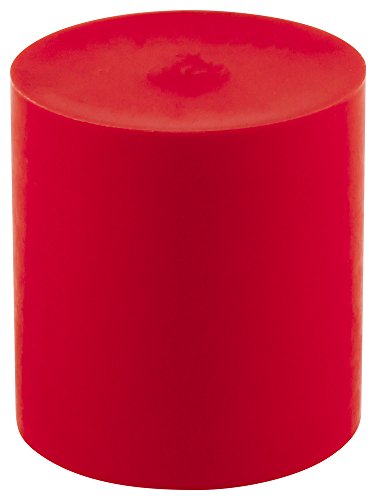 Image of Caplugs SC-226-L SC Series - Plastic Sleeve Cap for Tube Ends, 5 Pack, Red LD-PE, 2.000 inch W x 1.53 inch L, Threaded and Non-Threaded Tubing, Rods, Masking, Painting, Plating, Grit-Blasting (Z226LQ2)