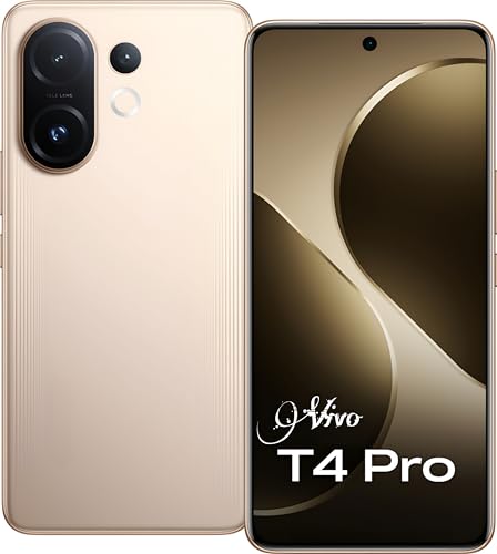 Image of vivo T4 Pro 5G Smartphone (Blaze Gold, 8GB RAM + 256GB Storage)