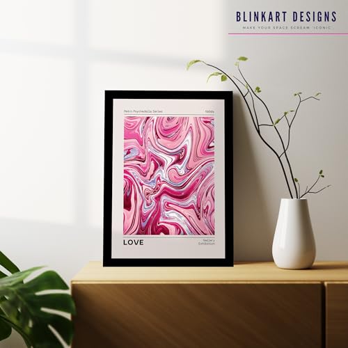 Image of BLINKART Trendy Abstract Wall Art Painting Print Design | Aesthetic Wall Decor Photo Artwork Frame Decoration Hanging For Home Bedroom Living Room Office Wall Decor | T078 | 13x10 Inches
