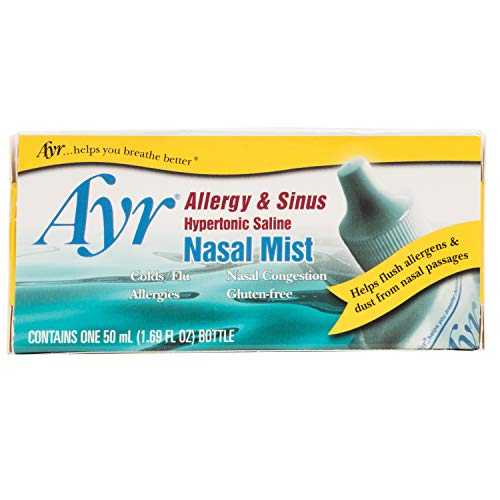 AYR Allergy & Sinus Hypertonic Saline Nasal Mist, White, 1.69 Fl Oz - Image 3