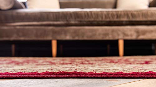 Tapete decorativo Unique Loom rojo 185x275 cm miniatura 5