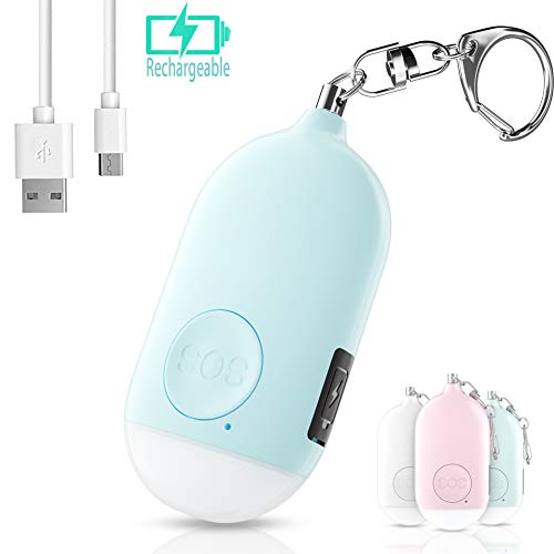 Safesound Personal Alarm Siren Song 1-Pack - 130dB Self Defense Alarm Keychain