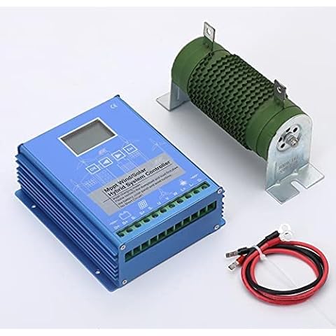 1600W Wind Solar Hybrid System MPPT Charge Controller 1000w Wind Generator 600w Solar Penal 12V 24V Auto Regulator Home Use Wind Turbine Cover