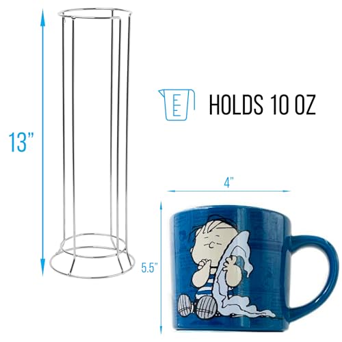 Set de 4 mugs apilables Peanuts 10 oz cerámica miniatura 4