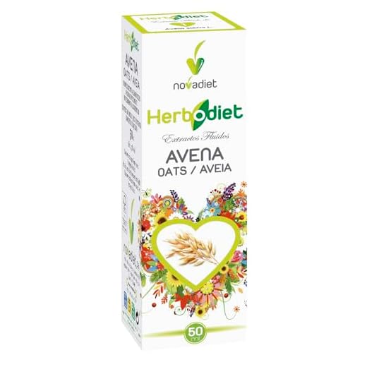 Novadiet - HERBODIET EXTRACTO DE AVENA SATIVA con Avena Sativa L.- Complemento Alimenticio para el Nerviosismo, Estrés y Tranquilidad - Envase de 50 ml