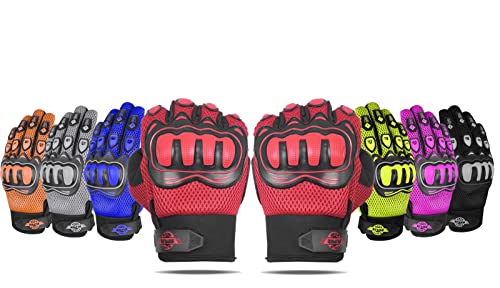 Montables, Home Par de guantes de moto para moto de montaña para hombres y mujeres, para BMX MX ATV, carreras todo terreno y moto-cross