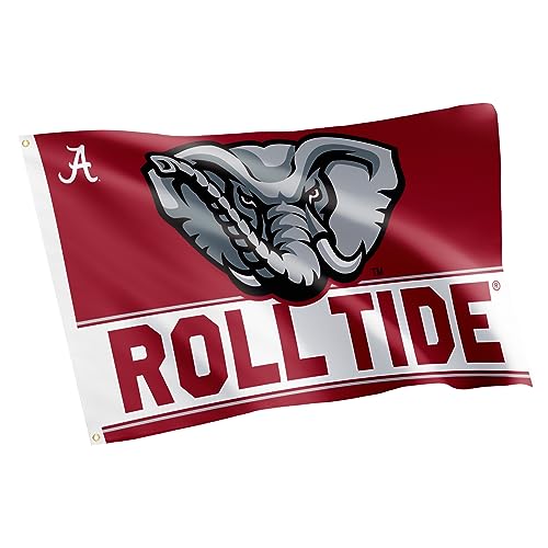 Desert Cactus The University of Alabama Flag Crimson Tide Bama UA Banners 100% Polyester Indoor Outdoor 3x5 feet Flags (Flag H)