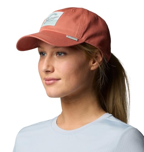 Image of Columbia Unisex Provisions Ball Cap, Lemon Wash /Mountain Landscape