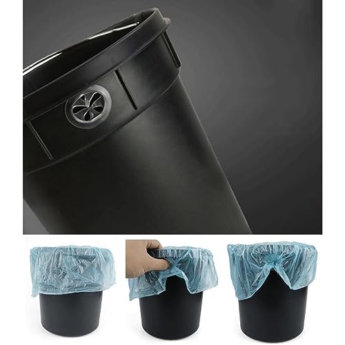 Silent Pedal Wicker Trash Can with Lid, Round Rattan Wastebasket with Removable Liner, Ideal for Bathroom, Kitchen, Living Room - Stylish & Functional Garbage Bin