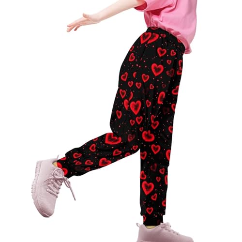 Sweatpants Kids Jogger Sweat Pants Soft Elastic Waist Pocket Athletic Pants Girls Boys2