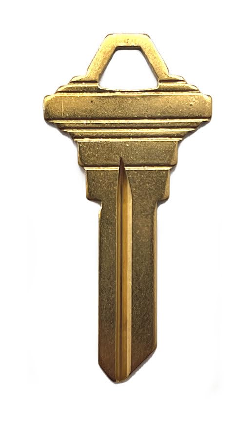 JMA SLG11E Key Blank Replacement for Schlage E SC8/1145E (BR) (50-Pack)