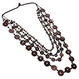 Fabrication experte : chaque collier est soigneusement tissé main par artisans experts, garantissant une pièce unique et méticuleusement confectionnée, collier long, colliers de perles superposées pour femmes