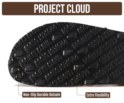 Image of Project Cloud 100% Genuine Leather Moccasin Style Clogs for Women - Memory Foam and Water Resistant Mules Slip On Non-Slip and Durable Clogs Casual Shoes for Women Footwear (Carline)