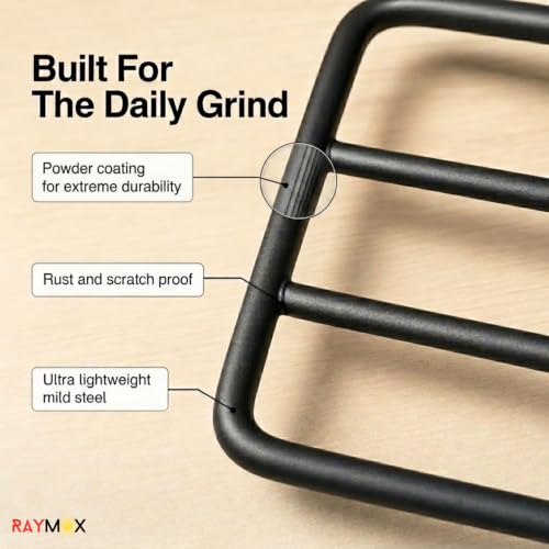 Image of RAYMOX Self Adhesive Wall Mounted 3 in 1 Multi Functional Kitchen Rack for Towel Holder, Tissue Paper Rack, Wine Glass Holder - No Drilling