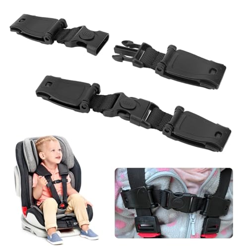 DUOCIYUAN Abschnallschutz Kindersitz, 2 Stück Autositz Brustgurt Clip Gurtsicherung Kindersitz Kindersicherheitsgurt Schnalle Gurt für Autositze Kinderwagen Kinderhochstühle Fahrradsitze