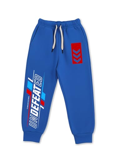 Image of Trampoline Kids Cotton Blend Trackpants Pack of 2 with Drawstrings & Ribbed Cuffs | Vibrant Printed Joggers for Boys & Girls | Soft Waistband & Side Pockets | Everyday Comfy Wear