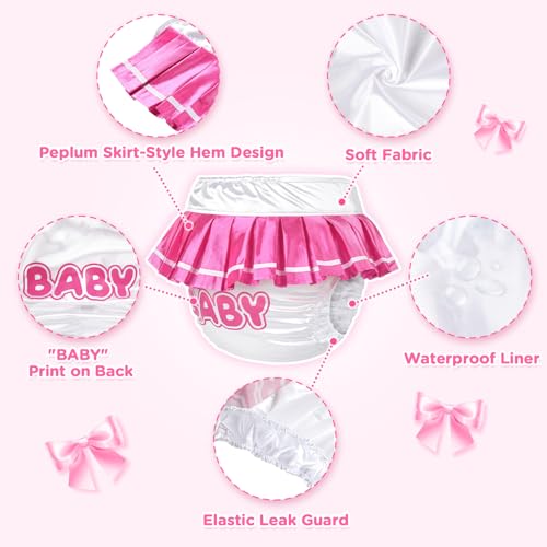 Image of Littleforbig Washable Adjustable Reusable Waterproof Cloth Adult Diaper Wrap Cover - Baby School Girl