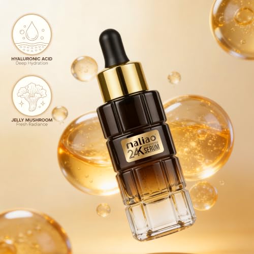Image of Maliao 24K Glow Booster Serum | Hydrating & Brightening Face Serum | Smooths Fine Lines | Revitalizing Skin Care | For All Skin Types | 30ml